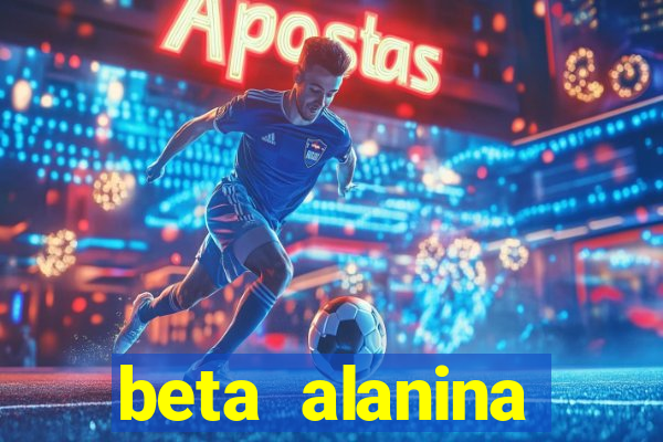 beta alanina aumenta a pressao